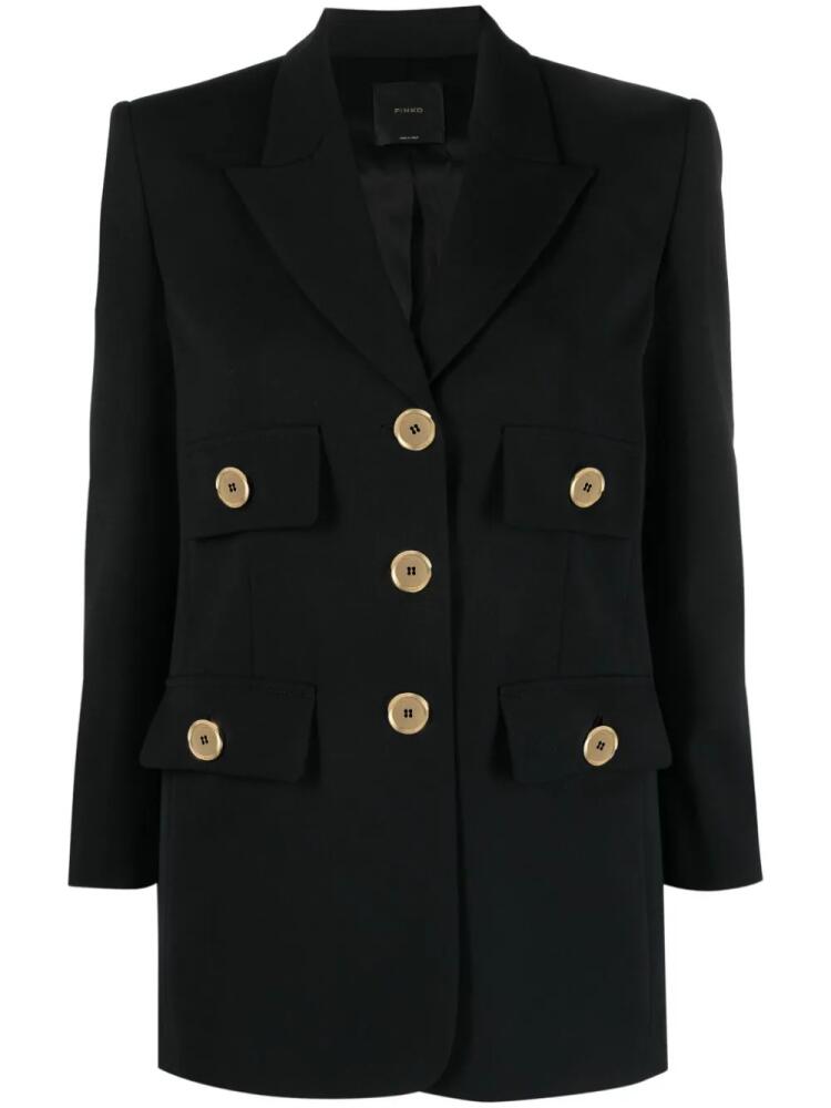 PINKO single-breasted tailored blazer - Black Cover