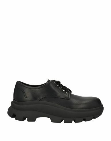 Jil Sander Man Lace-up shoes Black Leather Cover