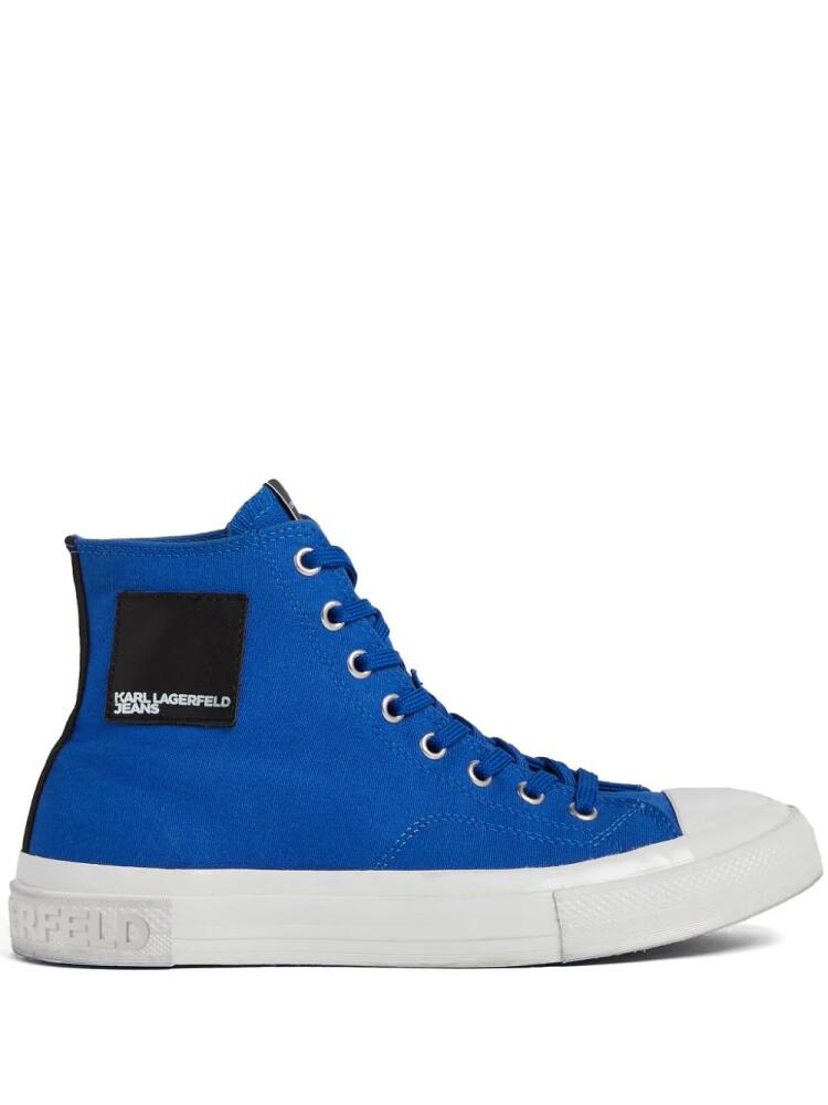 Karl Lagerfeld Jeans Kampus III high-top sneakers - Blue Cover