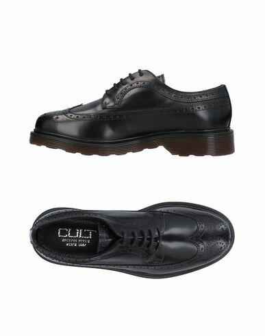 Cult Man Lace-up shoes Black Soft Leather Cover