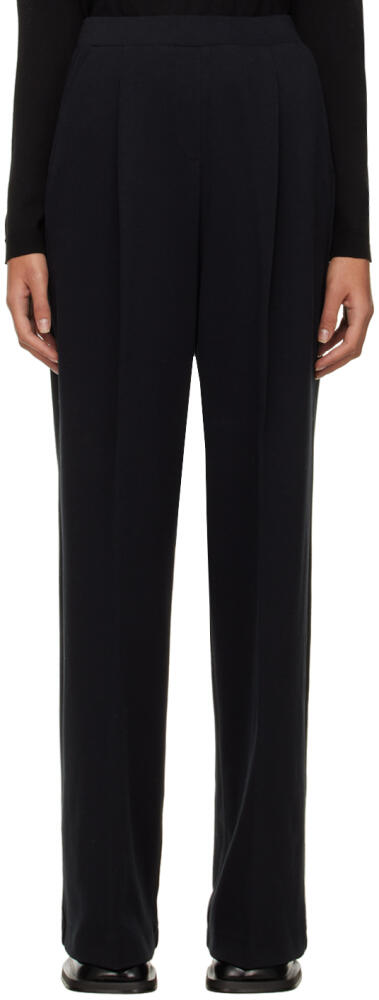 Max Mara Leisure Black Oblare Trousers Cover