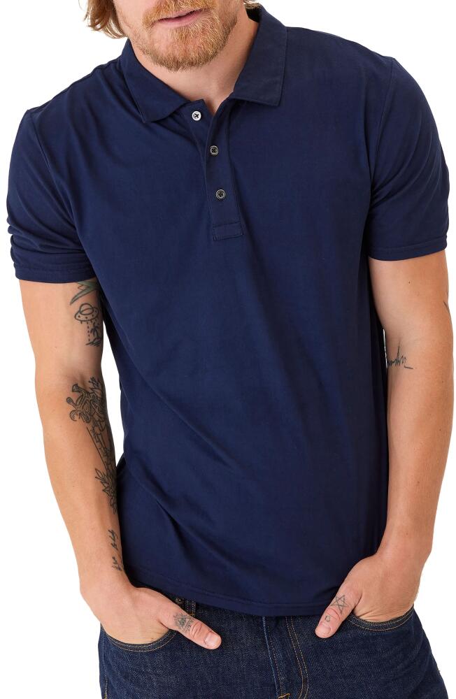 Threads 4 Thought Henrique Luxe Jersey Polo in Raw Denim Cover