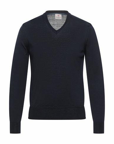 Bagutta Man Sweater Midnight blue Merino Wool, Acrylic Cover