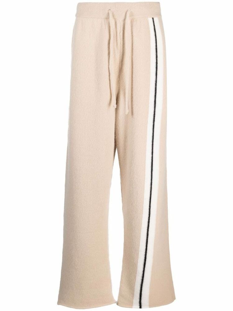 Palm Angels side-stripe track pants - Neutrals Cover