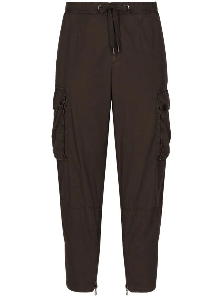 Dolce & Gabbana cotton cargo pants - Brown Cover