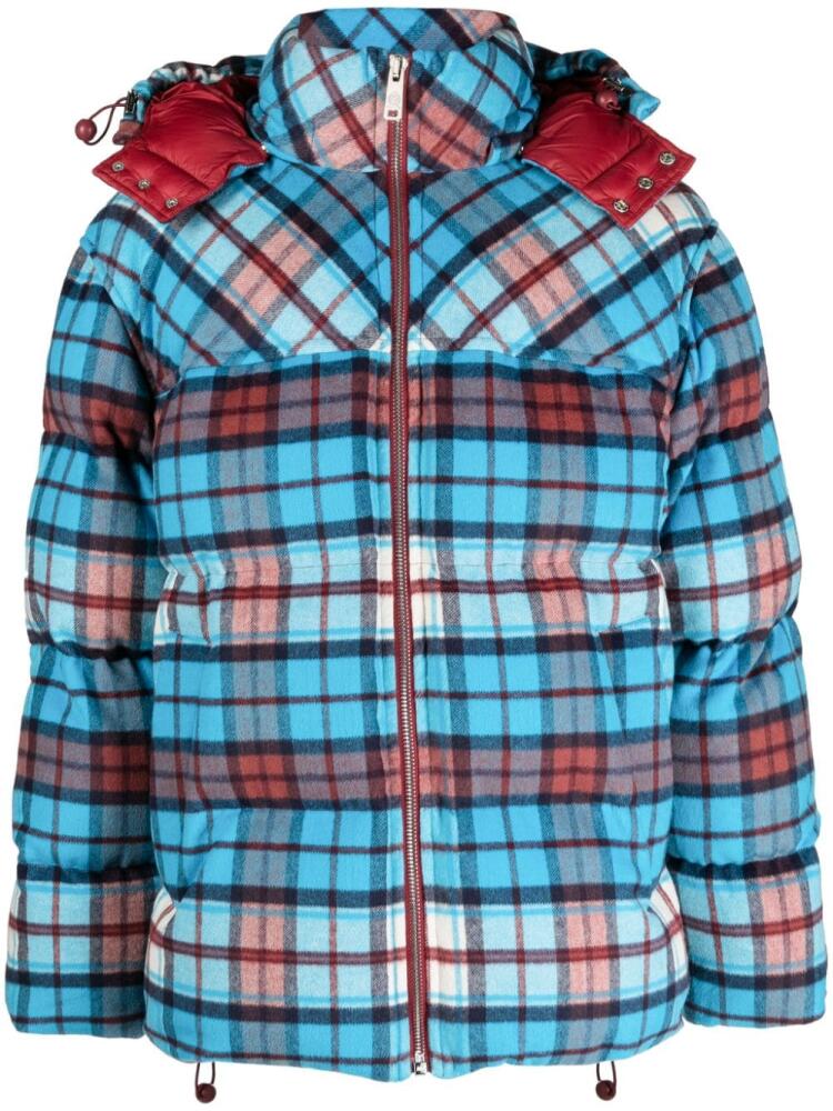 Tommy Hilfiger check-print padded jacket - Blue Cover