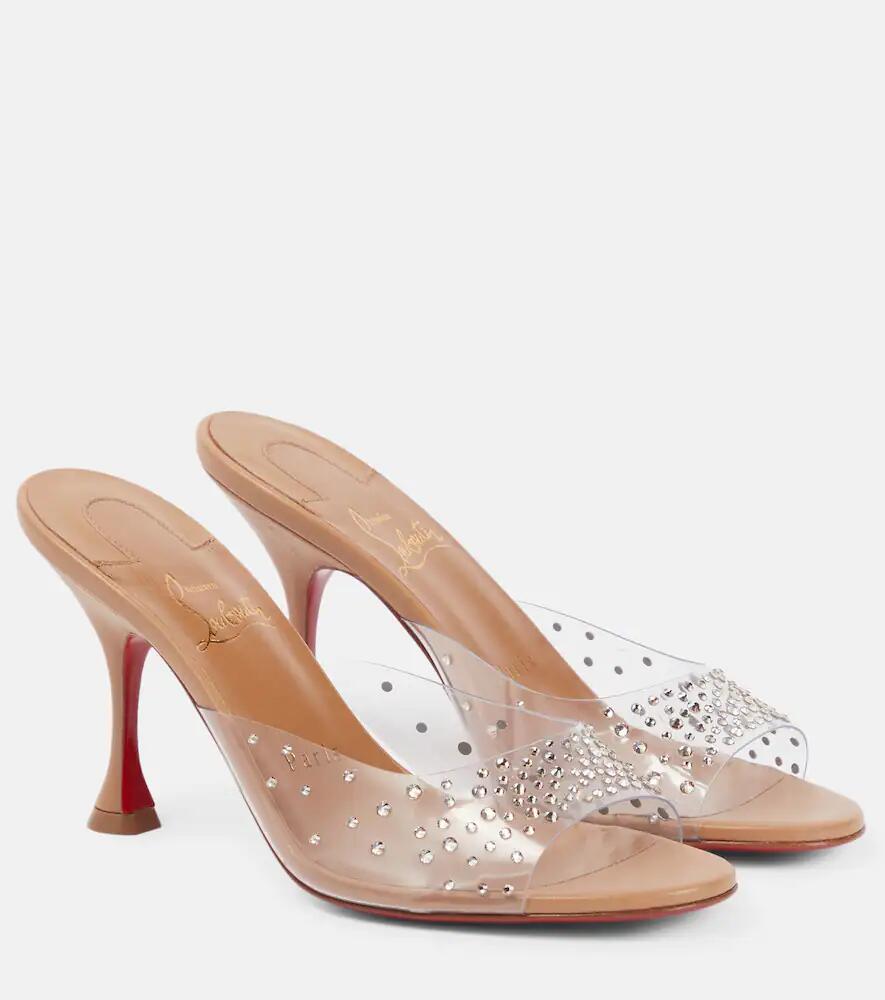 Christian Louboutin Nudes Degramule embellished mules Cover