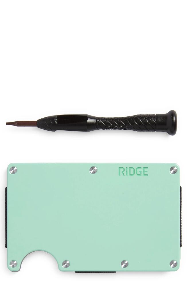 the Ridge RIDGE WALLET - Money Clip in Eucalyptus Cover