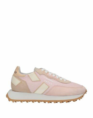 Ghōud Venice Woman Sneakers Light pink Soft Leather, Textile fibers Cover