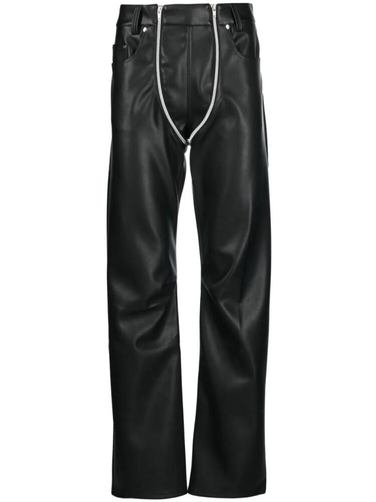 GmbH double-zip flared trousers - Black Cover