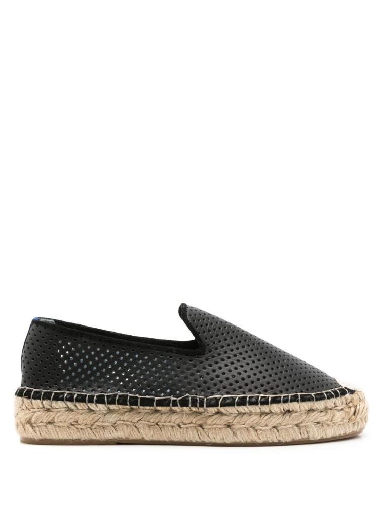 Blue Bird Shoes perforated leather espadrilles - Black Cover