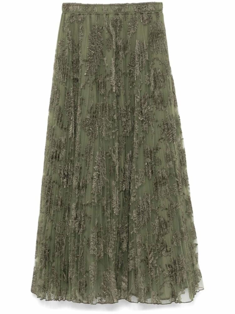 Ermanno Scervino pleated midi skirt - Green Cover