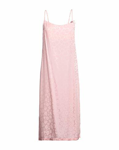 Moschino Woman Slip dress Pink Acetate, Silk Cover