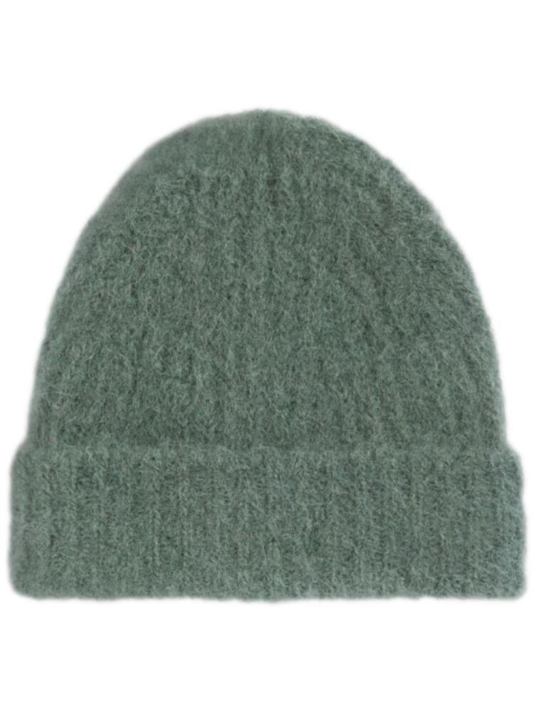 AMI Paris ribbed beanie - Green Cover