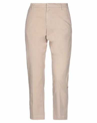 Haikure Woman Pants Beige Cotton, Elastolefin Cover