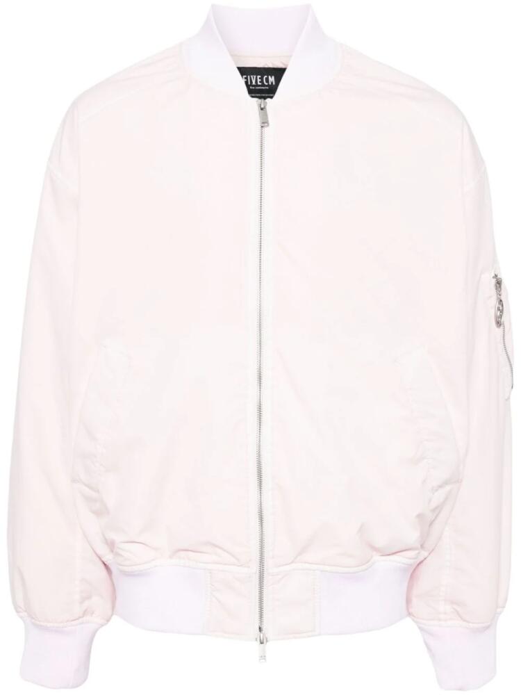 FIVE CM zip-up bomber jacket - Pink Cover