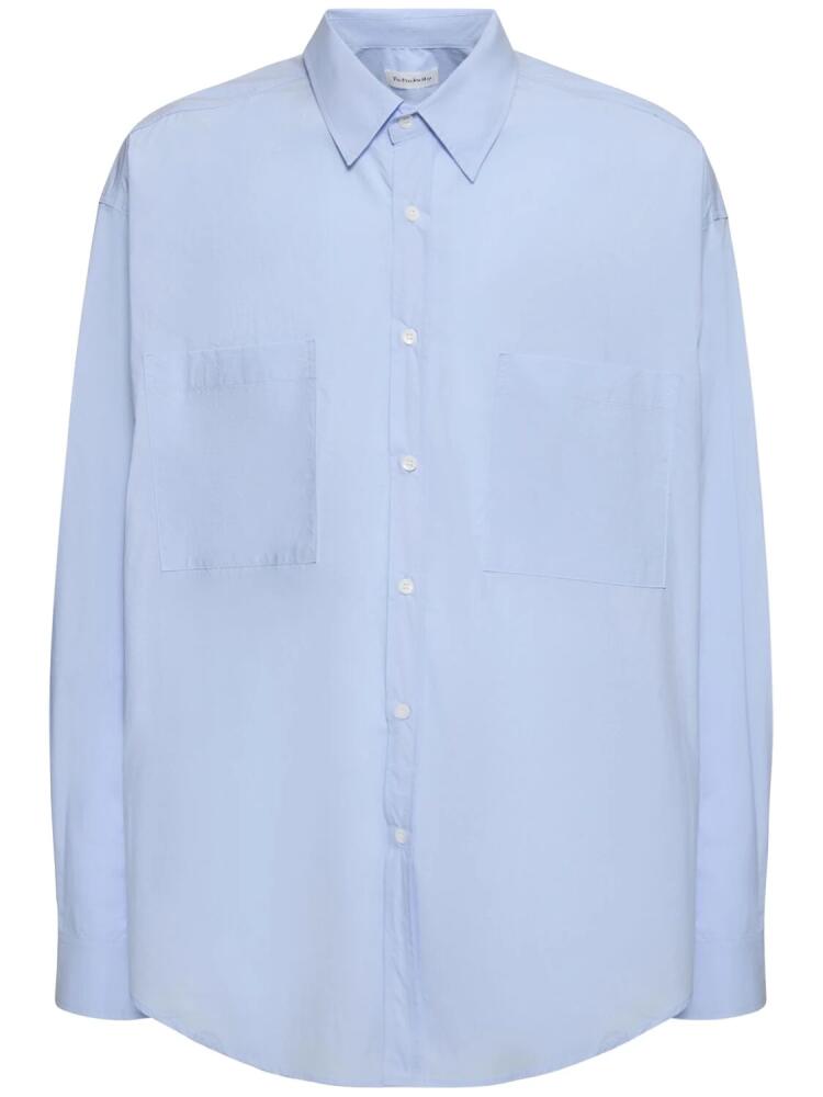 THE FRANKIE SHOP Gus Oversize Cotton Shirt Cover