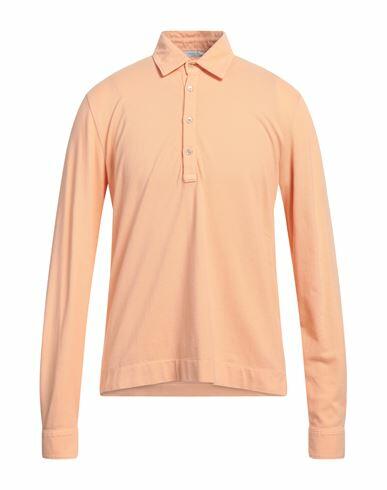 Boglioli Man Polo shirt Apricot Cotton Cover