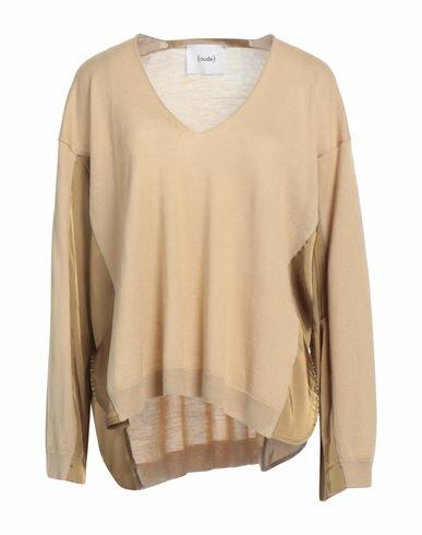 Nude Woman Sweater Sand Virgin Wool, Polyester Cover