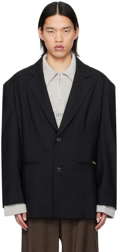 Martine Rose Black Single-Breasted Blazer Cover