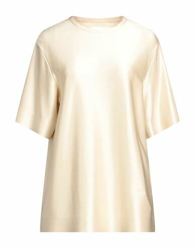 Jil Sander Woman T-shirt Ivory Viscose, Elastane Cover