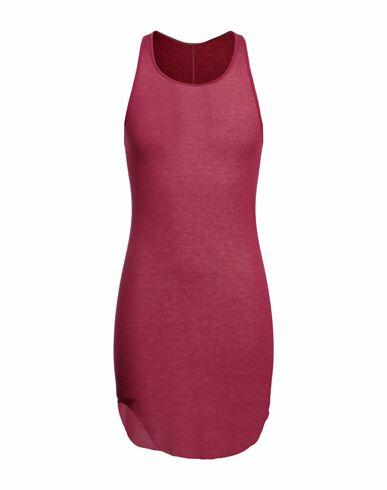 Rick Owens Man Tank top Burgundy Viscose, Silk Cover