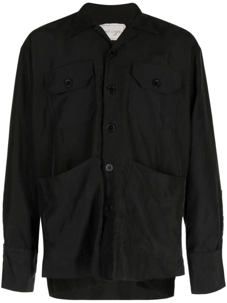 Greg Lauren Souvenir Boxy Studio button-up shirt - Black Cover