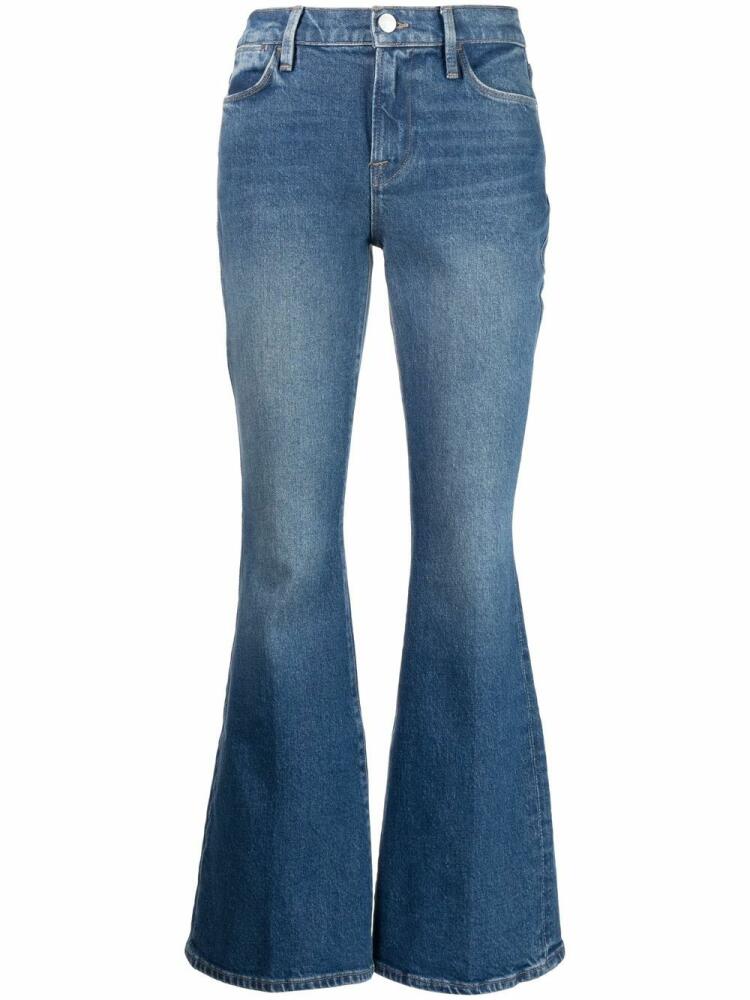 FRAME high-waist flared jeans - Blue Cover