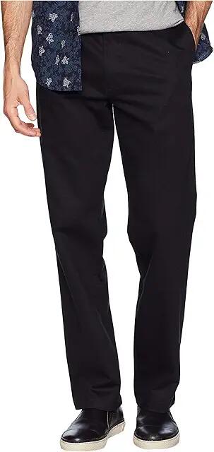 Dockers Straight Fit Signature Khaki Lux Cotton Stretch Pants D2 - Creaseless (Black) Men's Casual Pants Cover