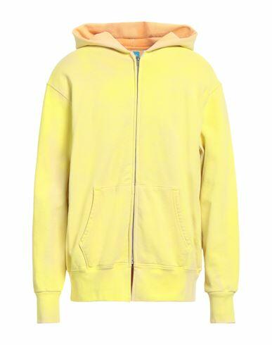 Notsonormal Man Sweatshirt Yellow Cotton Cover