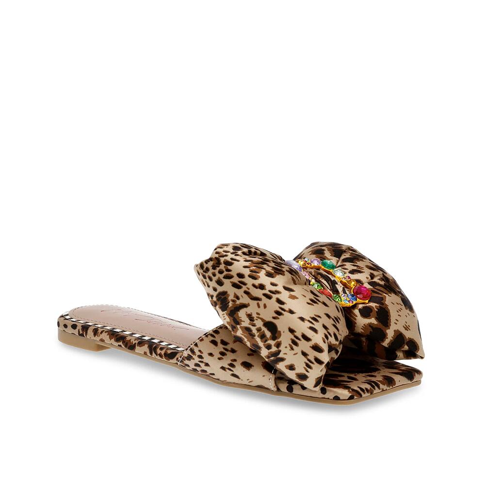 Betsey Johnson Nakia Sandal | Women's | Multicolor Leopard Print Cover