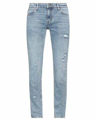 Just Cavalli Man Jeans Blue Cotton, Elastane Cover