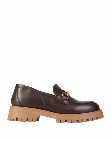 Bruno Premi Woman Loafers Dark brown Bovine leather Cover