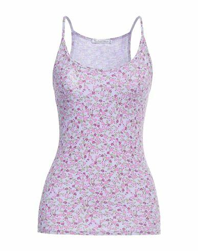 Michael Stars Woman Tank top Lilac Modal, Cotton Cover