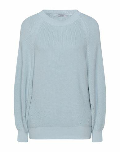 Peserico Woman Sweater Sky blue Cotton Cover