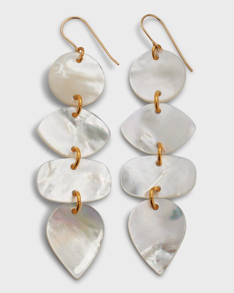 NEST Jewelry Mother-of-Pearl Linear Geo Dangle Earrings Cover