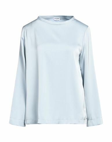 Rue Du Bac Woman Top Sky blue Polyester Cover