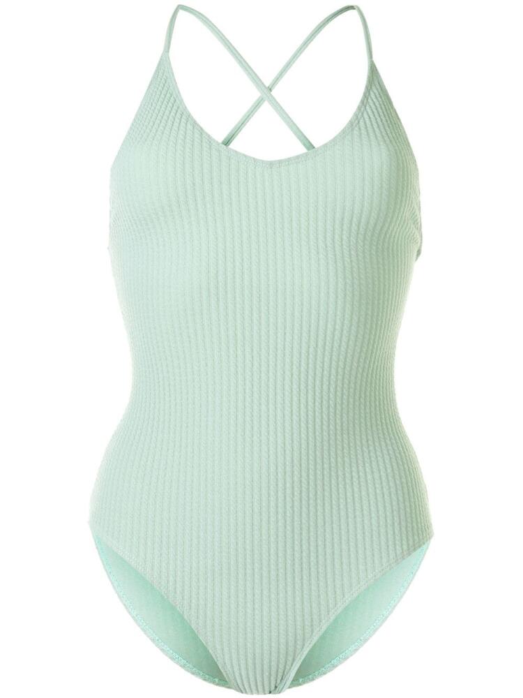 Duskii Margot ribbed swimsuit - Green Cover