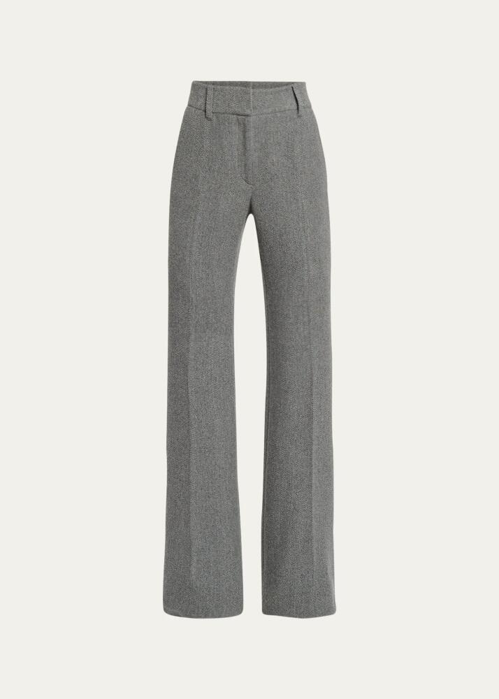 Gabriela Hearst Rhein Mid-Rise Flare Pants Cover