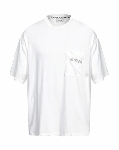 Berna Man T-shirt White Cotton Cover