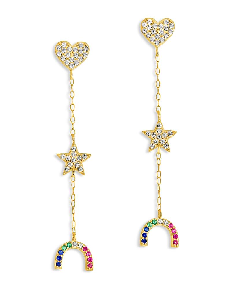 Sterling Forever Faj Rainbow Drop Earrings Cover