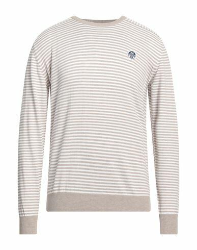 North Sails Man Sweater Beige Cotton Cover