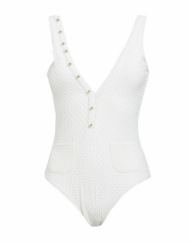 Moeva Woman One-piece swimsuit White Polyamide, Elastane Cover