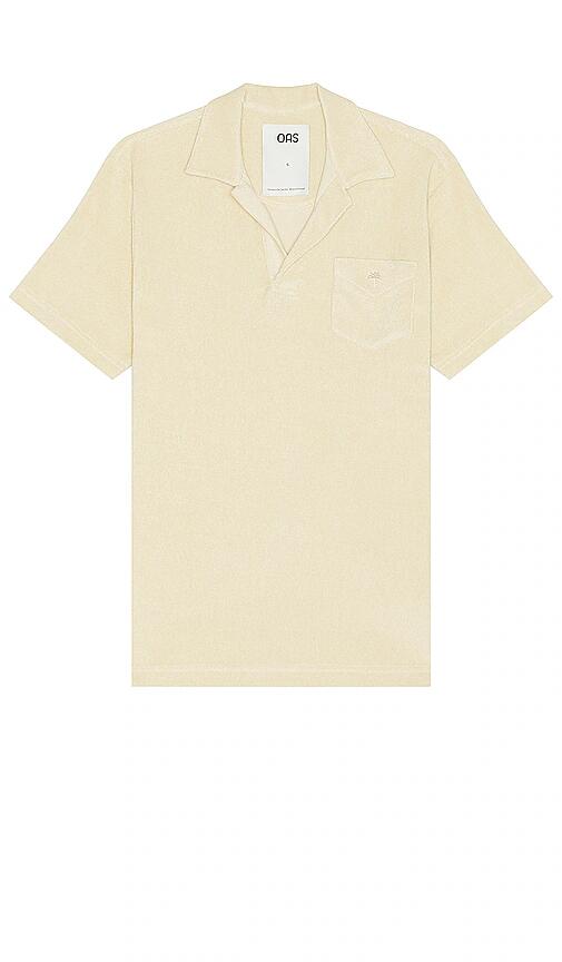 OAS Polo Terry Shirt in Cream Cover