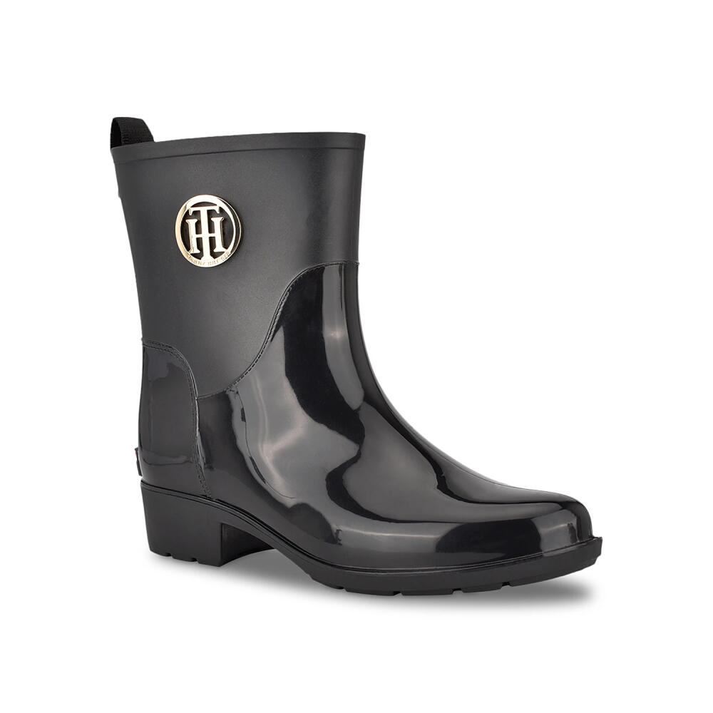 Tommy Hilfiger Kippa Rain Bootie | Women's | Black Cover