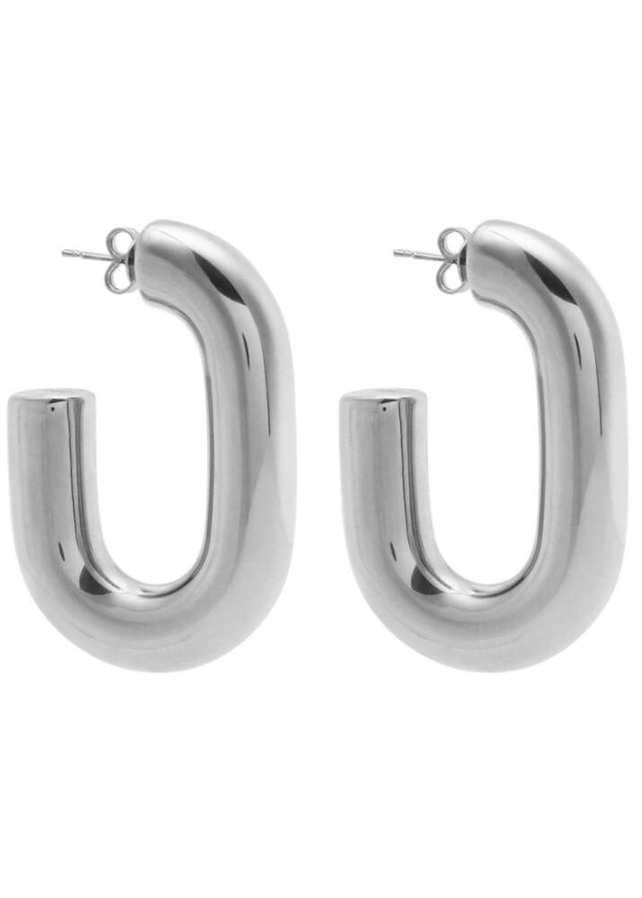 Rabanne XL Link Hoop Earrings - Silver Cover