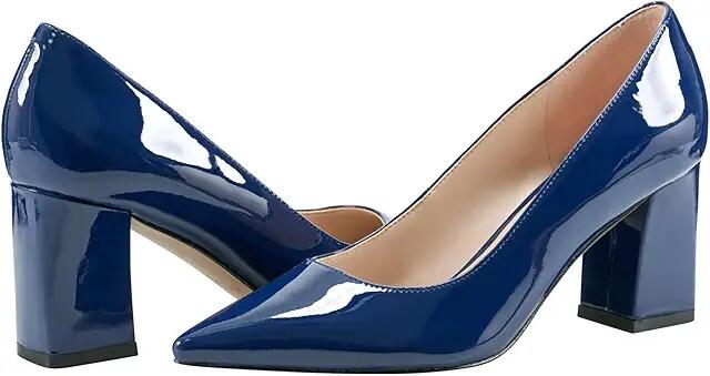 Marc Fisher LTD Zala (Dark Blue Patent Leather) High Heels Cover