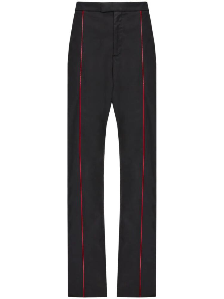 Ferragamo contrasting-trim cotton track pants - Black Cover