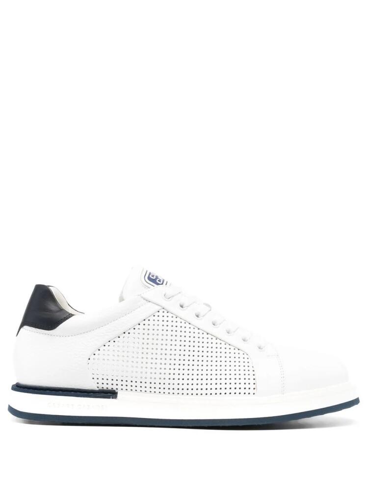 Casadei perforated low-top sneakers - White Cover