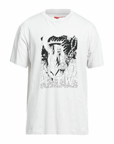 424 Fourtwofour Man T-shirt Off white Cotton Cover